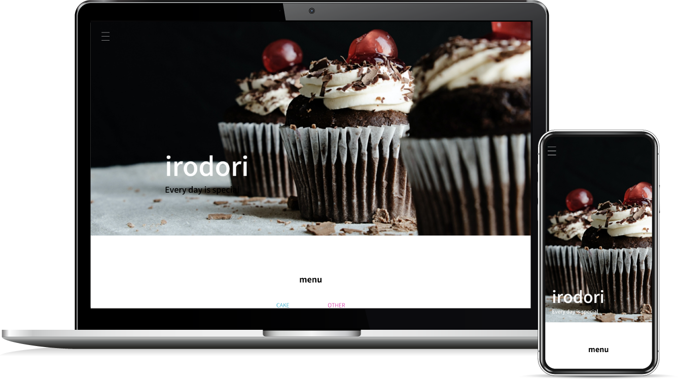 食品販売サンプルサイト